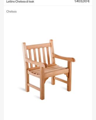 Poltrone teak unopiu