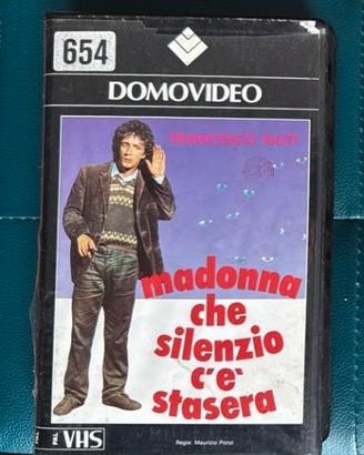 Madonna che silenzio c’è stasera vhs