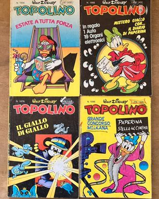 Topolino lotto n. 1656, 1668, 1676, 1696