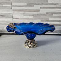 Centrotavola vetro/ argento STERLING 925 R. ROBEAN