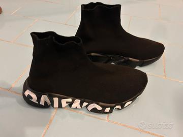 Balenciaga Speed Trainer 'Graffiti - Black' 2019