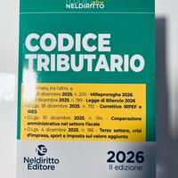 Libro codice tributario 2026 nel diritto