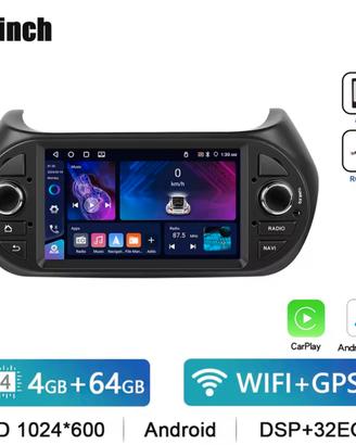 Autoradio 7 pollici Fiat fiorino-Qubo-Bipper-Nemo