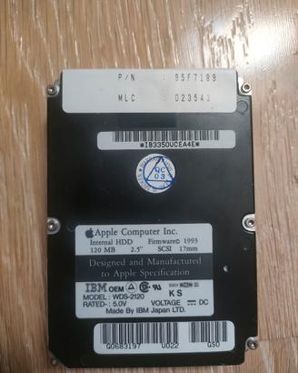 hard disk vintage apple