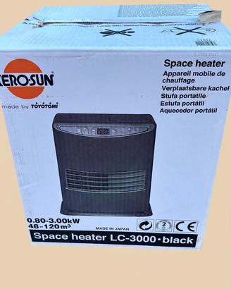 Stufa portatile Kero Sun LC 3000 black by TOYOTOMI