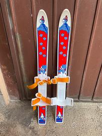 Coppia sci scarponi 70cm bambino