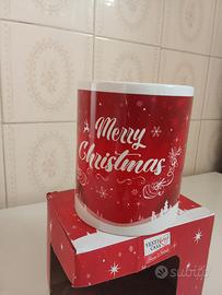 Tazza Natalizia Rossa Merry Christmas