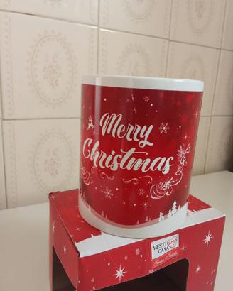 Tazza Natalizia Rossa Merry Christmas