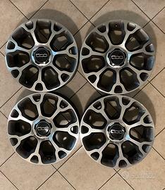 4 cerchi 17” Originali Fiat 500L Trekking/Cross