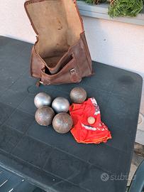 set bocce metallo
