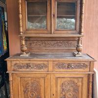 Mobile credenza in legno ciliegio fine 1800 PERMUT