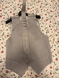 Completo gilèt panciotto e cravatta da matrimonio