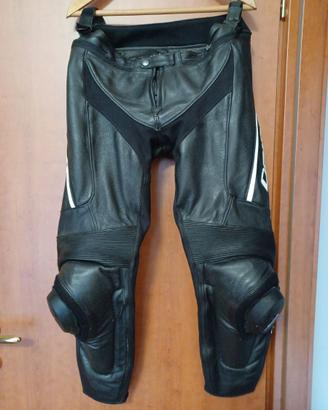 Pantaloni moto in pelle