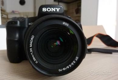 Sony Alpha 200 DSLR- obiettivo 3.5-5.6/18-70