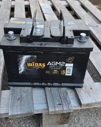 Batteria auto Midas AGM 70Ah 720A Start&Stop