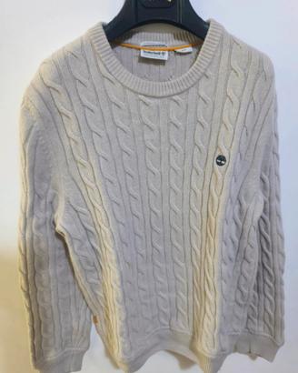 maglione Timberland a trecce lana