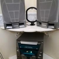 STEREO con 5 CD e cassetta