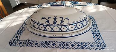 ZUPPIERA OVALE CERAMICA DIPINTA A MANO