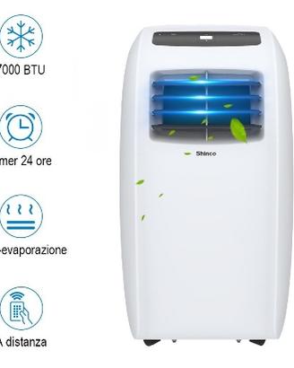 Condizionatore portatile Shinco SPLA – 7.000 BTU