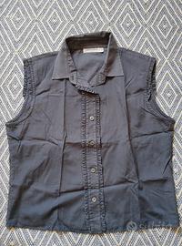 camicia smanicata Alberto Aspesi