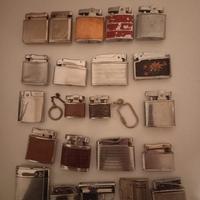 Ventidue accendini vintage a benzina 