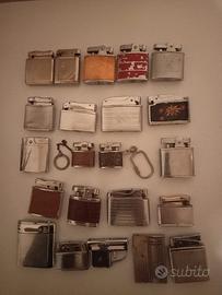 Ventidue accendini vintage a benzina 