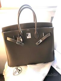 Borsa Hermès Birkin 35 Togo Etoupe