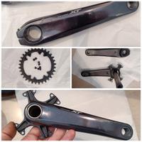 Guarnitura pedivelle XT x MTB gravel corona 34