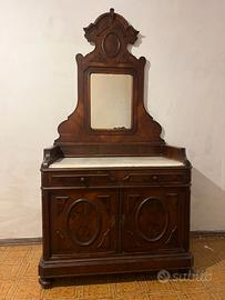 Mobile toeletta d’epoca in stile con specchiera
