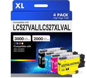 Multipack Cartucce LC527XL per Brother MFC-J4350DW