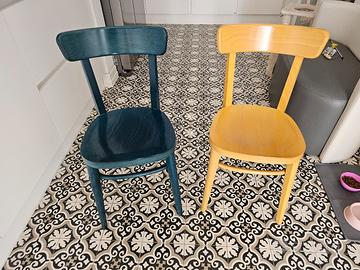 sedie colorate seggiolone stokke