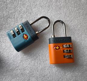 2 Lucchetti TSA Roncato Valigie Blu/Arancio