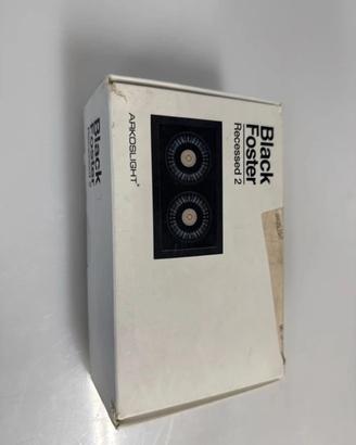 Faretto incasso doppio Arkoslight Black foster r.2