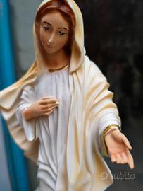 statua Madonna di madjgorie in resina 40 cm 