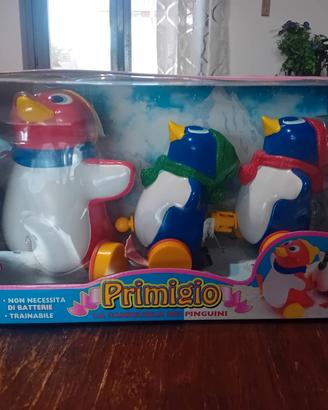 Gioco bambini Pinguini trainabili