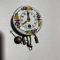 Orologio antico tedesco o francese in ottone ottim