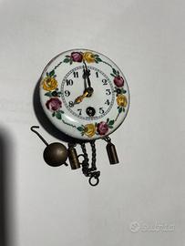 Orologio antico tedesco o francese in ottone ottim