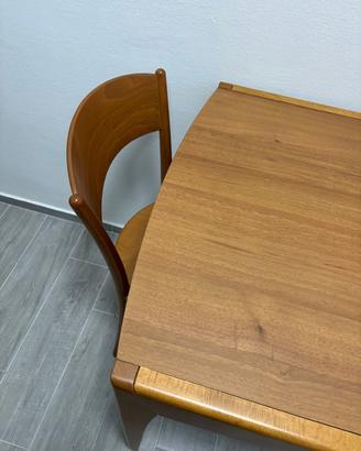Tavolo allungabile legno massello 120x70 + 4 sedie