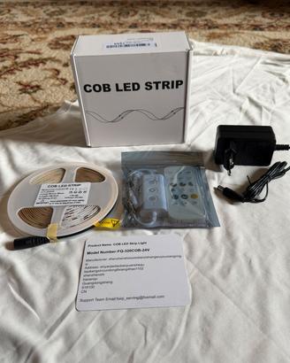 Coppia Strisce LED COB 10 Metri (2x5m) 24V