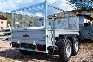 Carrello rimorchio auto doppio asse