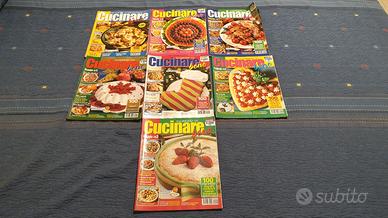 LOTTO 7 RIVISTE collana "CUCINARE BENE" (A)