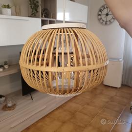 Lampadari in bambù 