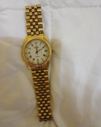 Orologio vintage Bulova Datejust Style Quartz 