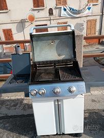 Barbecue gas 4 fuochi+ 1 fuoco fiamma 
