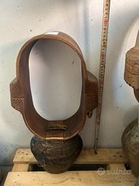 Campanacci con collare in legno