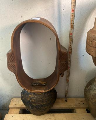 Campanacci con collare in legno