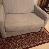 Divano  letto due posti  (letto 1 piazza)