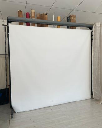 Portafondale per studio fotografico