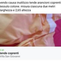 Coppia di tende coprenti