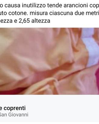 Coppia di tende coprenti